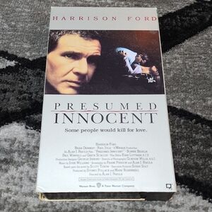 PRESUMED INNOCENT VHS 1990 HARRISON FORD LEGAL THRILLER